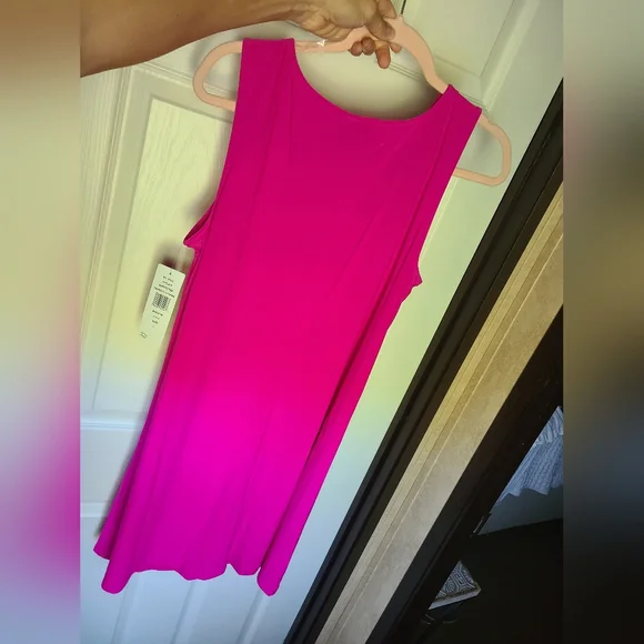 MSK Pink Sleeveless Midi Dress - Picture 6 of 6